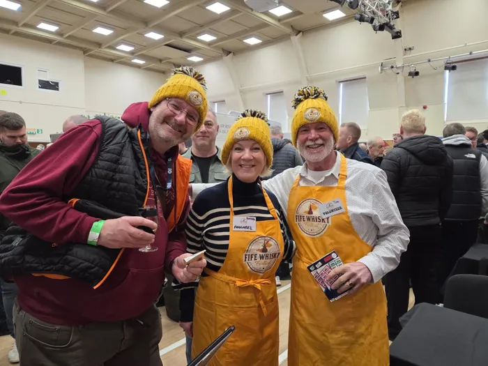 Volunteers at The Fife Whisky Festival