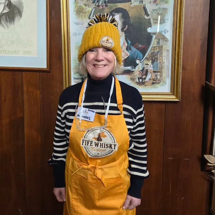 Annabel Meikle Volunteer at Fife Whisky Festival